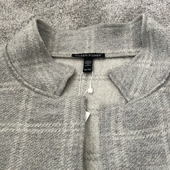 NEW! Beautiful Eileen Fisher Boxy Wool-Blend Jacket sz XL - Picture 4 of 9